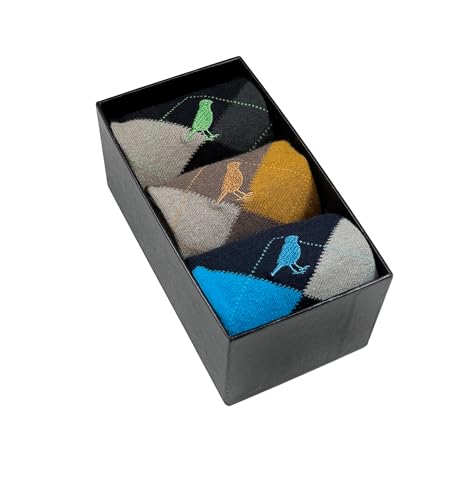 Men’s Cotton Crew Dress Socks – Ultra-Soft, Breathable, Everyday Comfort – Argyle Collection