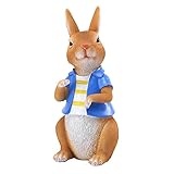 ✵Decoración navideña: La decoración del conejito de Pascua llenará toda la casa de un ambiente alegre y festivo y también traerá buena suerte y alegría a la familia. Es adecuado para decorar tu mesa mesita de noche chimenea jardín patio etc.