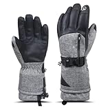 CLINGRE boutique shop uk Wasserdichte Touchscreen-Winterhandschuhe, warme Schneemobil-Skihandschuhe for Laufen, Radfahren und Autofahren Handschuhe & Fäustlinge