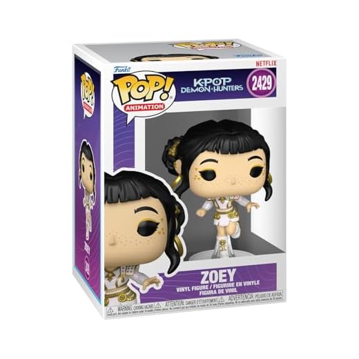 Funko POP! Animation: Netflix - KPOP Demon Hunters - Zoey - Sammelbare Vinylfigur - Geschenkidee - Offizielles Merchandise - Spielzeug für Kinder & Erwachsene - Modellfigur für Sammler