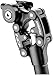 SR Suntour SP12 NCX Tija con Suspensión, Unisex Adulto, Negro, 27.2 mm