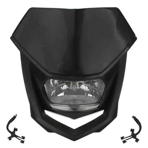 Carénage phare moto noir pour rénover l'avant de votre supermoto ou motocross KLX