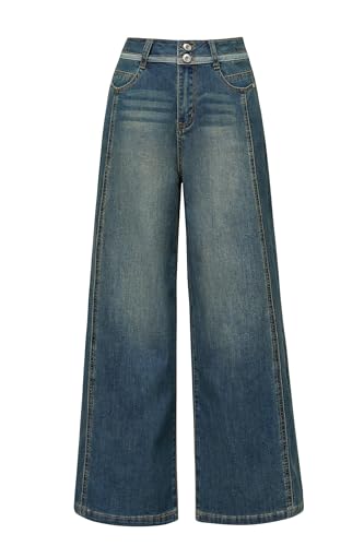 Arach&Cloz Womens Wide Leg Jeans 2026 Spring Fashion Capsule Wardrobe