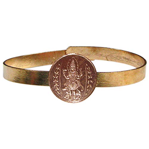 Bhairava Kalabairav Kalabhairava Copper Adjustable Bracelet Free Size Brown For Men And Women