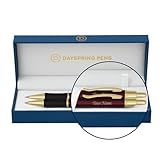Dayspring Pens - Engraved Monroe Red Gift Pen and Pencil Set. Personalized Gift for Men or Women, With Your Name Engraved, Fast. Comes in a gift case.