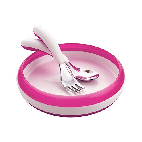 Oxo Tot Fork And Spoon Set, Pack Of 2 (Pink) #TOP4