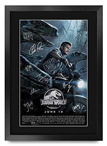 HWC Trading Jurassic World Chris Pratt 16 x 12 inch