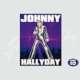  Cadre effet 3D Johnny Hallyday