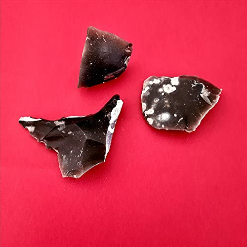 Natürliche Lebensfreude - 3 piezas de piedras de Alemania - Bushcraft - Outdoor - supervivencia - Piedra para bate/arco - Encendedor de fuego - Encendedor de fuego - Acero