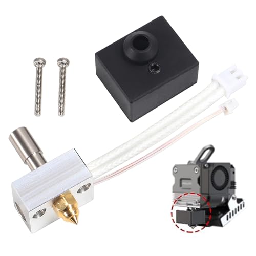 QCCAN Sprite Heating Block Hotend Kit High Temperature 260℃ 3D Printer Parts Compatible with Ender 3 S1/ Ender 3 S1 Plus