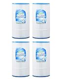 Yoozell Swimming Pool Filter Replaces for C-8411, Filbur FC-1255, PWWCT75, Ultral-B6, Waterway 817-0075N, Waterway Clearwater II 75, CX760RE, C751, Darlly 80755, 75 Sq.Ft Filter Cartridge, 4 Pack