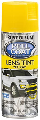Rust-Oleum 340422 Peel Coat Spray Paint, Translucent Yellow, 10 Ounce, 128 Fl Oz (Pack of 1)