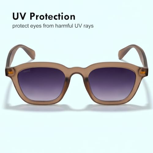 Image of Stood Retro Sunglasses | Full Rim |Soft Square | UV Protected | Medium | Men & Women | SG-STD0016