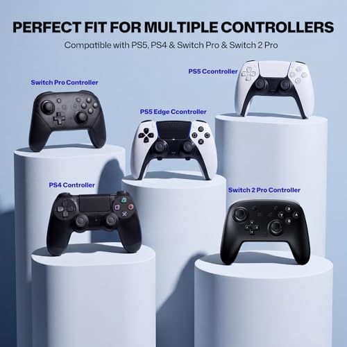 NEWDERY LIFE Thumb Grips for PS5/PS4 Controllers - 4
