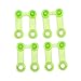 Punch Card Set - 10 sheet 24 Stitch Punch Card and 2 Plastic Clips for Knitting Machines Punch Cards DIY Hand Crafts Accessory