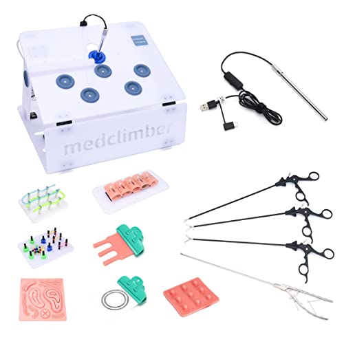 medclimber 腹腔鏡手術訓練 縫合練習キット腹腔鏡 縫合セット HD USB内視鏡 4腹腔鏡練習器具 8トレーニングモジュール医学生 腹腔鏡トレーニング