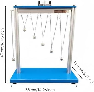 Chosertory Resonance Demonstrator Physics Teaching Model with Visible Motion Display Forced Vibration Apparatus Multi Pendulum Science Equipment Metal Base - 1