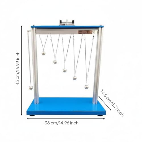 Chosertory Resonance Demonstrator Physics Teaching Model with Visible Motion Display Forced Vibration Apparatus Multi Pendulum Science Equipment Metal Base