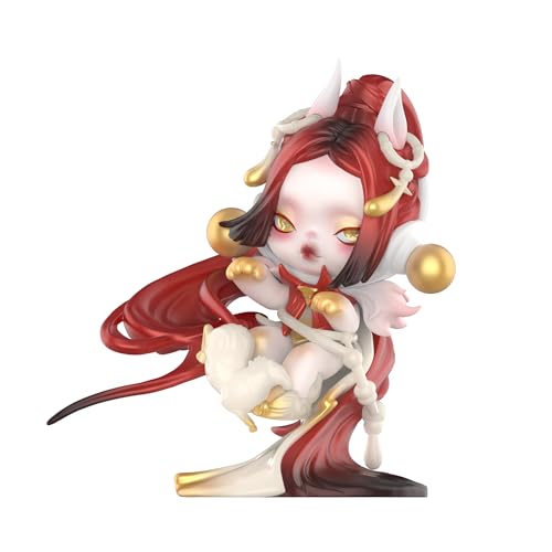 POP MART SKULLPANDA Celestial Horse Figure, 3.94 inches Height, Toys for Modern Home Decor, Collectible Toy Set for Desk Accessories