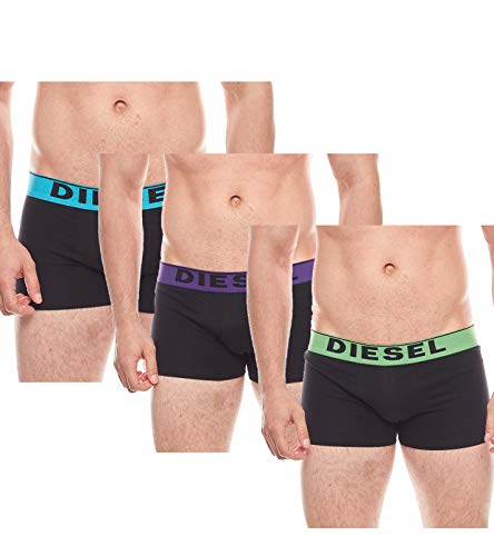 Diesel Herren Boxershorts UMBX-Kory, 3er Pack, Black (01), L