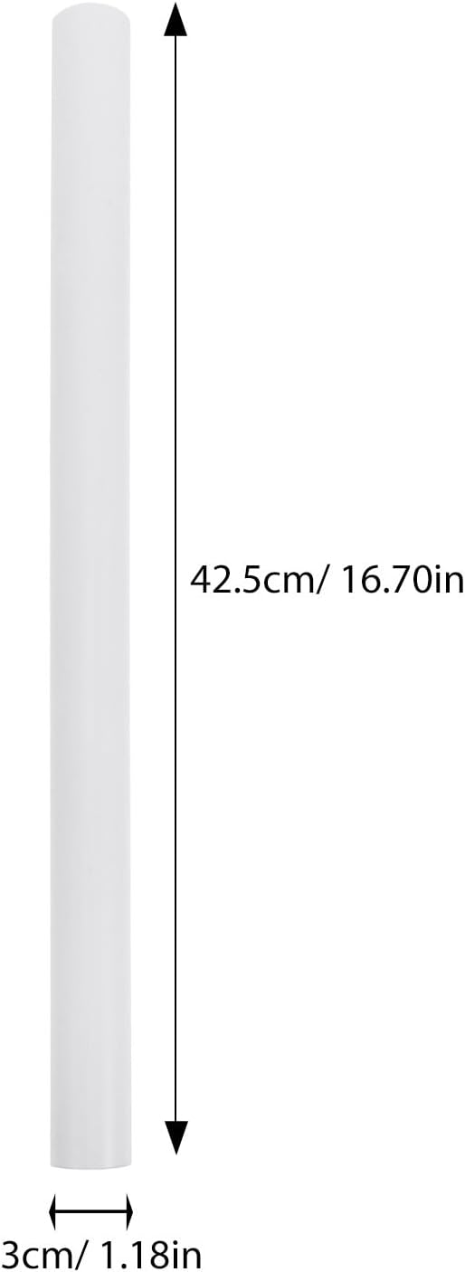 6pcs Plastic Scroll Storage Tubes 41cm X 3cm Document and Painting Holder for Calligraphy and Artwork Organization in Art and Poster Transport