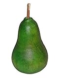 wunderschönes Einzelstück Holzbirne Birne aus Holz grün mit Stiel ca. 6-9 x 11 cm handgedrechselt Spielzeugbirne Naturspielzeug Kaufladenobst Spielzeug-Birne Kaufladenzubehör Holzobst Holzgemüse Handwerkskunst Kleinkunst Pyrus Kernobst Pear green Poire verte pera gruszka zielony pære grøn Pear groen Deko Dekofrucht Birnenfrucht Holzspielzeug Frucht - mit eingeklebtem Holzstückchen als Apfelstiel, liebevolle Handarbeit, glatt geschliffen und lackiert, Mangoholz, Herbstdekoration