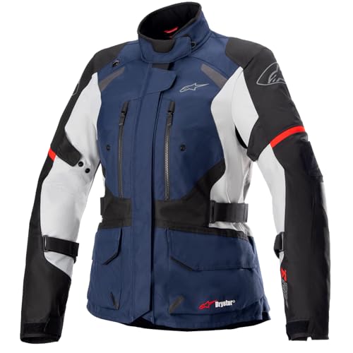 Alpinestars Women Stella Andes V3 Drystar Jacket, M, Dark Blue/Black
