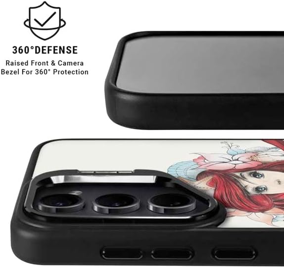 Skinit Kickstand Phone Case Compatible with Galaxy S25 Ultra - Officially Licensed Disney The Little Mermaid Ariel Illustration Design