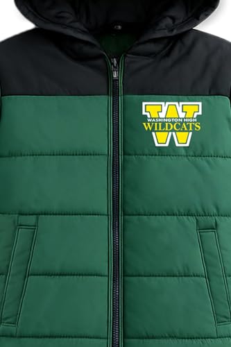 Image of Trampoline Kids Colorblock Puffer Jacket with 2 Front Pockets