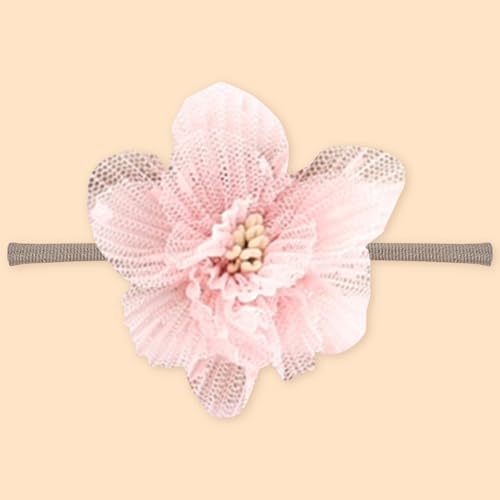 Image of POLKA TOTS Baby Hairbands for Kids Girl | Cute Stretchable Hair Bands for Baby Girls | Kids Hair Accessories | Elastic Infant Hairband | Toddler Hair Clips (Pack of 10)