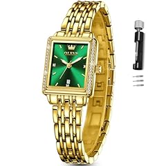 9995 Gold Stainless Steel green Dial