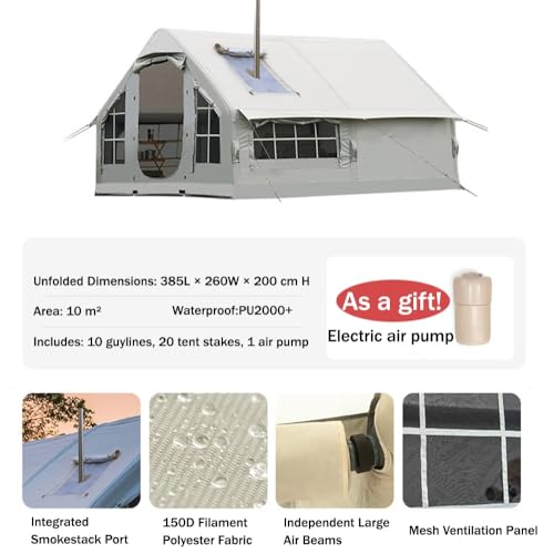 Carpa Inflable para Camping, Capacidad 6-8 Personas miniatura 2