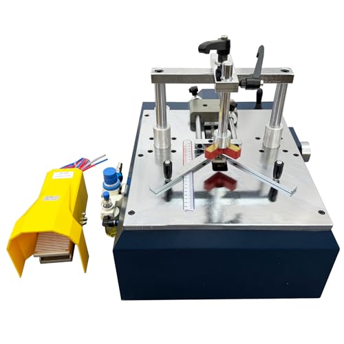 Máquina Neumática para Clavos en Ángulo, Ancho Máximo 4.3", Operación con Pedal, Adecuada para Clavos en V de 7/10/12/15 mm miniatura 1