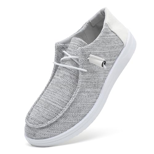 Image of betyswear Womens Loafers Women Shoes Casual Slip-On Canvas Shoes Breathable Lightweight Boat Shoes for Women