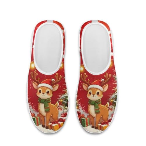 Image of Floral Sneakers for Women Colorful Art Shoes for Women Slip On Casual Work Shoes