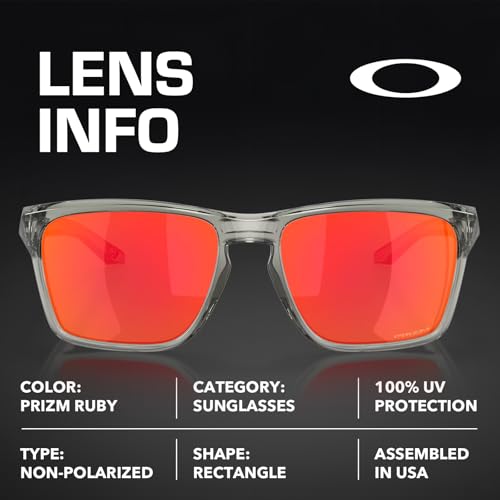 Image of Oakley SYLAS OO9448 Rectangle Shape Sunglasses With Official Eyewear Kit | Men's Sunglasses