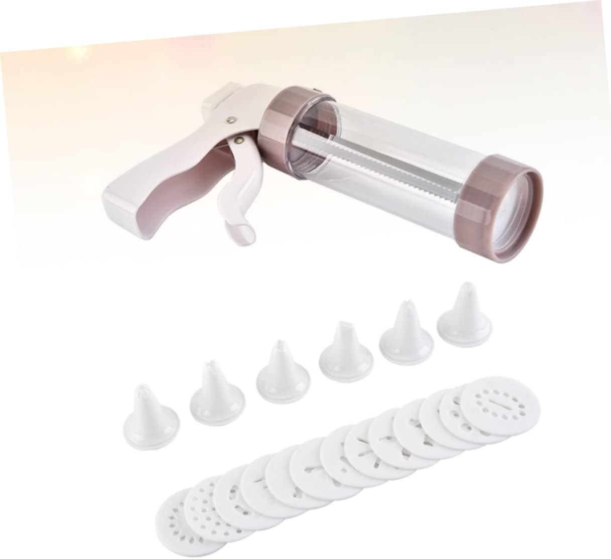 Manual Cookie Piping Presser Ergonomic Dessert Decorator for Home Baking Easy to Use Biscuit Maker Tool with Design for Cake Decorating Supplies