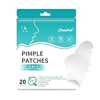 20 Stück Nase Pimple Patches XL Hydrokolloid Pickel Pflaster für die Nacht Anti Akne Pflaster Spotabdeckung mit Teebaumöl Salicylsäure