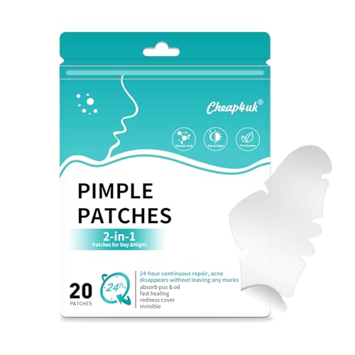 20 Parches Nasales XL Hidrocoloides Nose Pore Strips Puntos Nariz para la Noche Parches Anti-Acné Parches Granos con Aceite de Árbol de Té y Ácido Salicílico