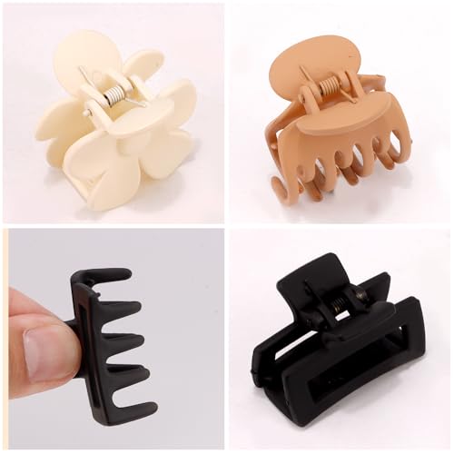 Ahoney 12 piezas pequeñas pinzas para cabello miniatura 5