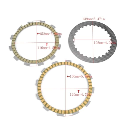 Disque friction d'embrayage kit complet DR500S SP500 21451-14A00 - 2
