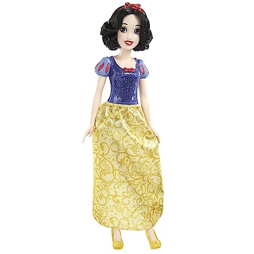 Mattel Disney Princess Branca de Neve Boneca de Princesa com Cabelo Curto, Brinquedo + 3 Anos (HLW08)