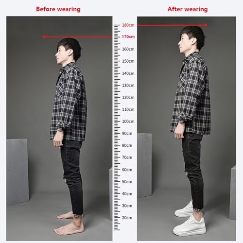 Men's Invisible Height Increasing Elevator Shoes Lightweight Sport Casual Shoes Height-Boosting Non-Slip Sneakers 4'' Taller2