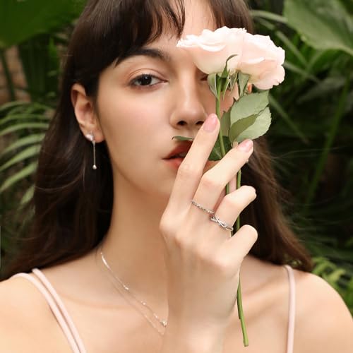 Bague feuilles en argent 925 Meissa, le cadeau idéal ajustable pour elle