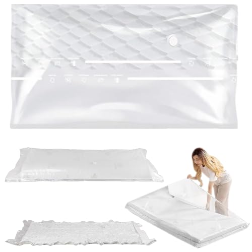Jiavlyx Sacco Sottovuoto,Sacco Sottovuoto Materasso, Custodia Materasso, Conservazione A Lungo Polvere E Umidità, Per Traslochi, Conservazione E Trasporto (M 180 * 100)