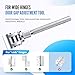 Threemonkys Universal Door Hinge Adjustment Tool, Hinge Gap Adjustment Wrench, Suitable for Various Sizes of Hinges, For Home, Commercial, Fire Doors Hinge
