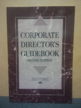 Paperback Corporate Director's Guidebook Book