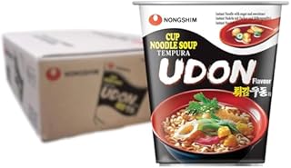 Nongshim Tempura Udon Cup Noodle Soup (Pack of 12)