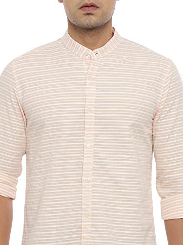 Image of Diverse Men's Striped Slim fit Casual Shirt (DCMCF11SC14L06-3895C 