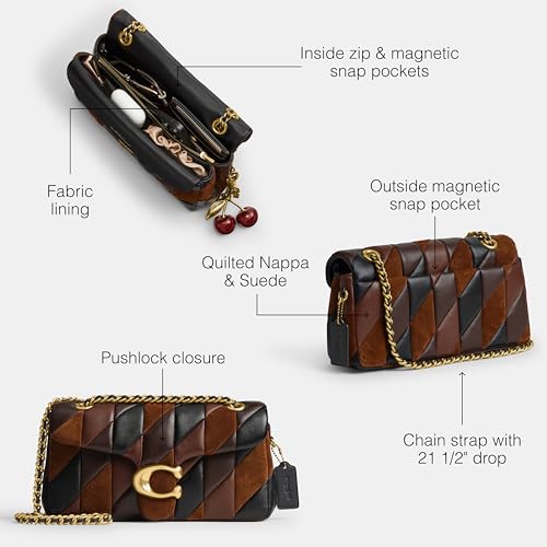 Coach Quilted Tabby Shoulder Bag 26, B4/Maple Shadow Brown3